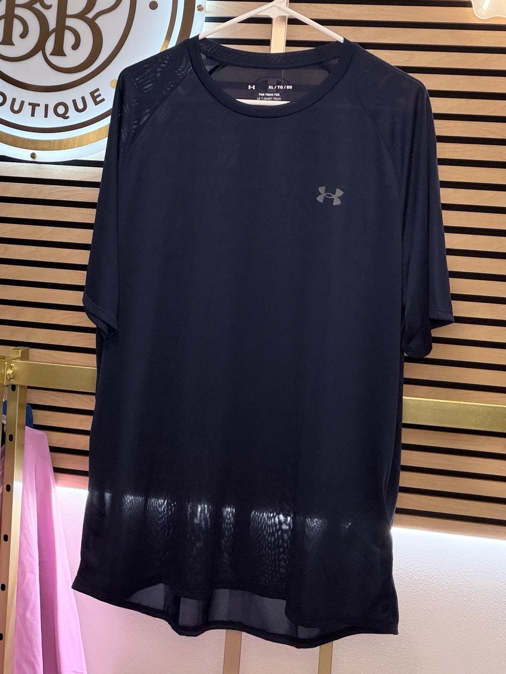 Under Armour Men's Navy Blue Short-Sleeve Performance Tee